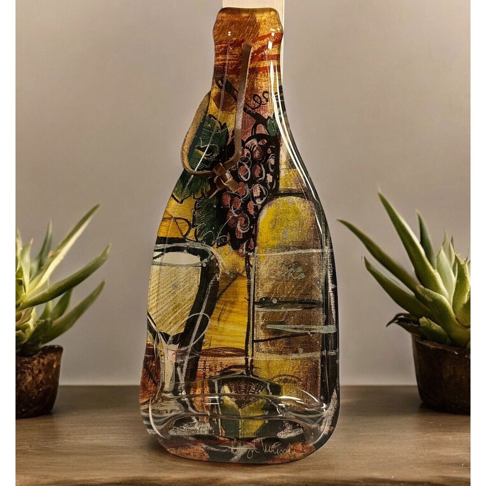 13” Wine Kitchen Glass Cutting Hanging Board Wine Kitchen‎ Counter Wall Decor